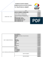 Lista Telefonica CBMDF