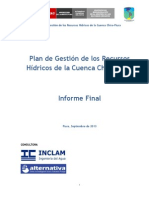 Plan de Gestión de Recursos Hidricos de Cuenca Chira Piura