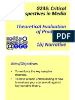 G235: Critical Perspectives in Media Theoretical Evaluation