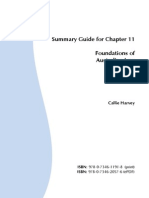 Summary Guide For Chapter 11 Foundations of Australian Law: Fourth Edition