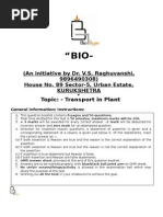 Bio Gyan Transport in Plants