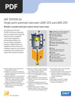 SKF System 24 Single Point Automatic Lubricator LAGE 125 and LAGE 250