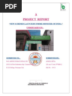 Anmol Setia Project On New Scheme Launch by Present Govement Like Jhan Dhan and Bima Yojana - Undertaken in Oriental Bank of Commerce .