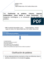 Clase 1 - Clases de Palabras Léxicas y Funcionales - Viernes 27-3-2015