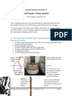 SOP of TOC Analyzer