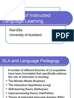 Prof Rod Ellis Principles of Instructed Language Learning Langsem 2013