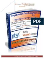 Infosys Placement Guide by Fresherscampus