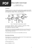 Multistage Analysis Example