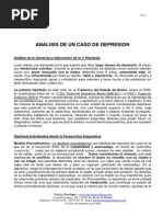 Analisis de Un Caso de Depresion