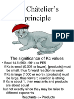 Le Châtelier's Principle