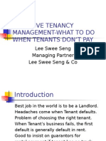 Tenancy Management