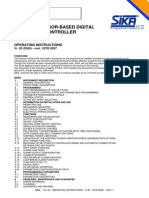 Microprocessor-Based Digital Electronic Controller: Operating Instructions