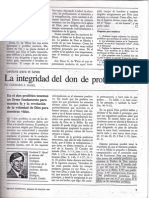 La Integridad Del Don de Profecía Por GERHARD F. HASEL