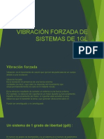 Vibración Forzada de Sistemas de 1GL