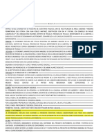 Minuta de Rectificacion de Areas y Linderos y Medidas Perimetricas de Comun Acuerdo Con Los Colindantes