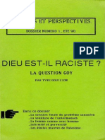 Gouillon Yves - Dieu Est-Il Raciste