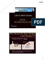 Stresses in A Soil Mass - Mohr Circles