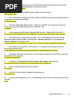 QDB 15 Operational Procedures