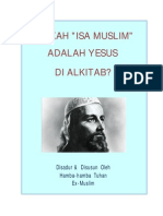 Apakah Isa Muslim Sama Dengan Yesus Di Alkitab