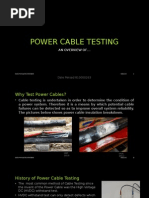 Power Cable Testing