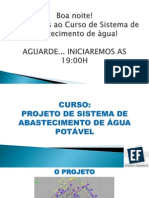 Curso - Sistema de Abastecimento de Água - Aula 1 - Introdução