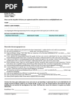 Transaction Dispute Form