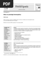 Mitos en Posologia Homeopatica