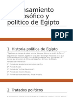 El Pensamiento Prefilosófico y Político de Egipto