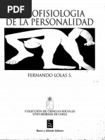 Psicofisiología de La Personalidad - Fernando Lolas