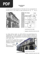 Tipología de Viviendas en Lima Desde 1800 A 1900.