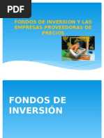 Fondos de Inversión