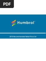 Humbrol Recommended Retail Price List 3