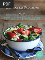 Recetario Semana Health Coach Mujer Holistica