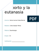 El Aborto y La Eutanasia A