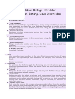 Contoh Praktikum Biologi