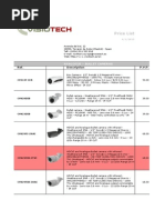 Price List: Ref. Description P.V.P