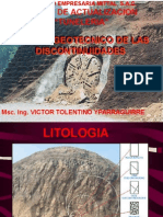 Manejo Geotecnico de Las Discontinuidades