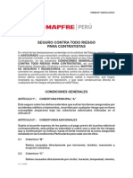 Condicionado Todo Riesgo para Contratistas