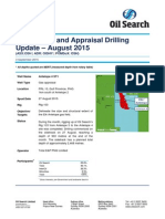 Exploration and Appraisal Drilling Update - August 2015: (Asx:Osh - Adr: Oishy - Pomsox: Osh)