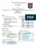 Practica 12 y Ensayos para Proteinas y Aminoacidos