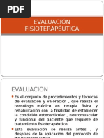 Evaluación Fisioterapéutica