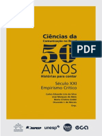 Ciências Da Comunicação No Brasil 50 Anos (Capítulo de Dirceu Lemos)