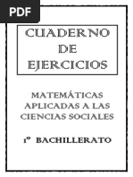 Cuadernillo de Ejercicios de Matematica de 1 Bachillerato