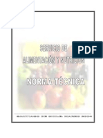 Norma Técnica Servicio de Alimentación y Nutrición - Marzo 2004