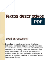 Textos Descriptivos