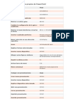 Teclas de Atajo de PowerPoint