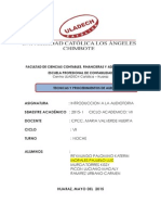 Tarea Grupal Tecnicas Procedimientos de Auditoria