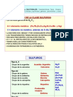 Sulfuros y Sulfosales