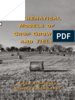 Mathematical Models of Crop Growth and Yield