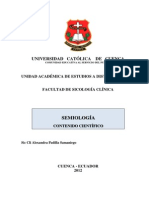 Contenido Cientifico de Semiologia